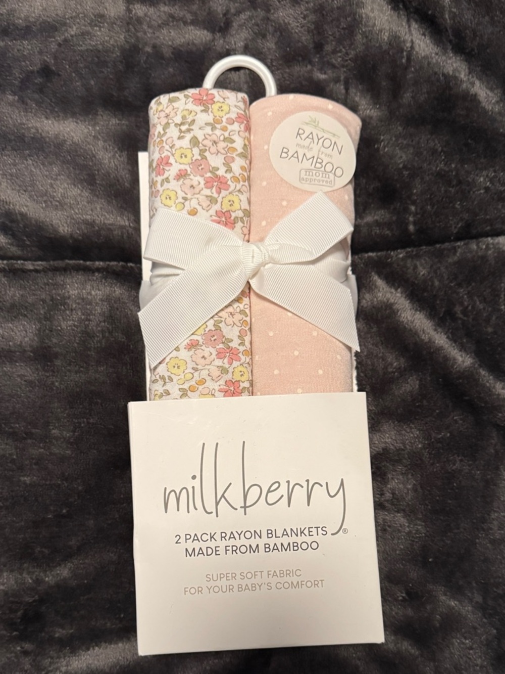 Milkberry Rayon Bamboo 2-Pack Swaddle Blankets